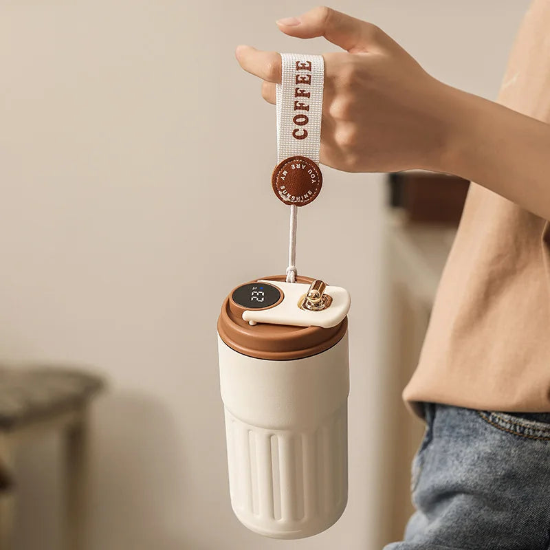 Smartsip™ - Smart Display Thermos Bottle