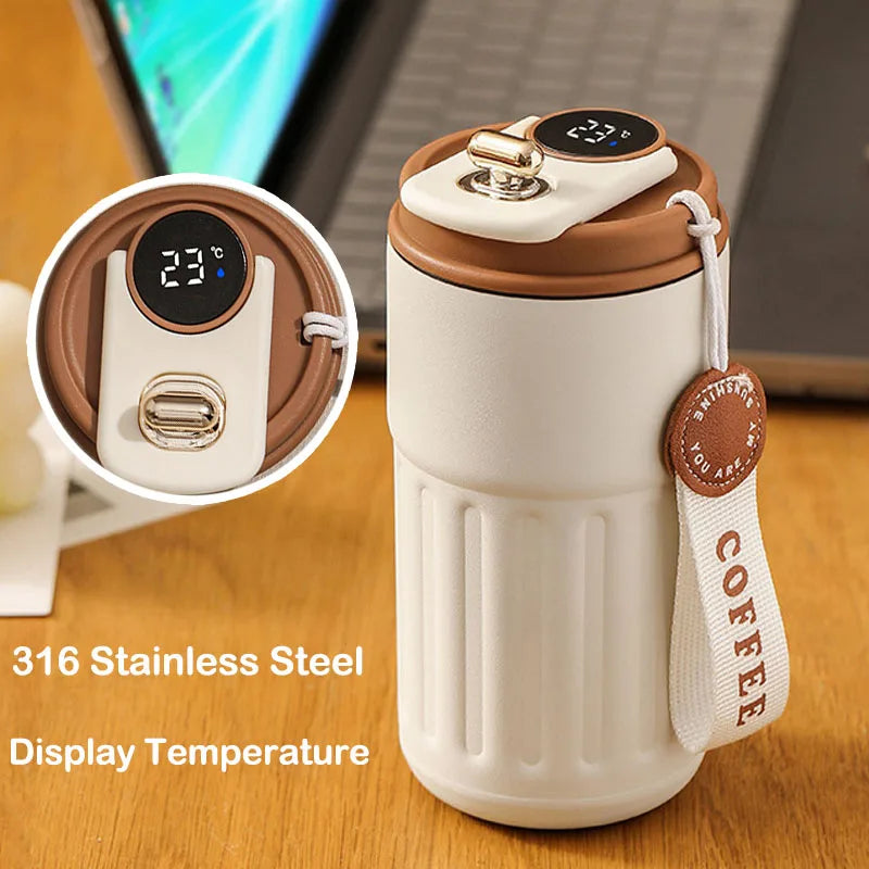 Smartsip™ - Smart Display Thermos Bottle